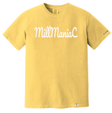 Load image into Gallery viewer, Heavy Weight T-Shirt: MillManiaC - White Letters