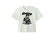 Load image into Gallery viewer, Women Boxy Tee: Baking is Good