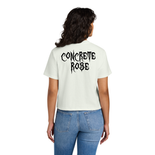 Load image into Gallery viewer, Women Boxy Tee: Skull & Rose