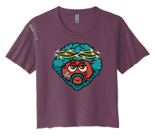 Load image into Gallery viewer, Women Cropped T-Shirt: Black Jesus
