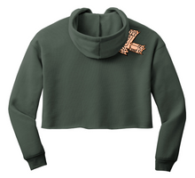 Load image into Gallery viewer, Women Cropped Hoodie: Built Tuff