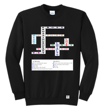 Load image into Gallery viewer, Sweatshirt: Kross Word Puzzle
