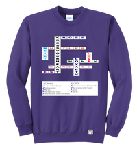 Load image into Gallery viewer, Sweatshirt: Kross Word Puzzle
