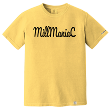 Load image into Gallery viewer, Heavy Weight T-Shirt: MillManiaC - Black Letters
