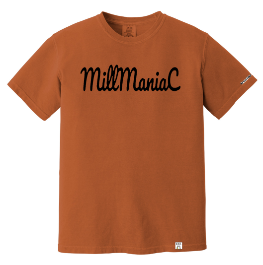 Heavy Weight T-Shirt: MillManiaC - Black Letters