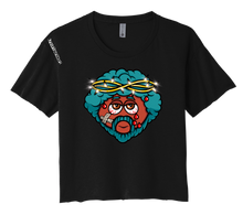 Load image into Gallery viewer, Women Cropped T-Shirt: Black Jesus
