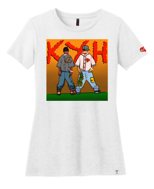 Women T-Shirt: Kriss Kross Your Heart