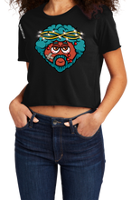 Load image into Gallery viewer, Women Cropped T-Shirt: Black Jesus
