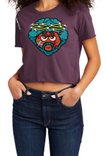 Load image into Gallery viewer, Women Cropped T-Shirt: Black Jesus
